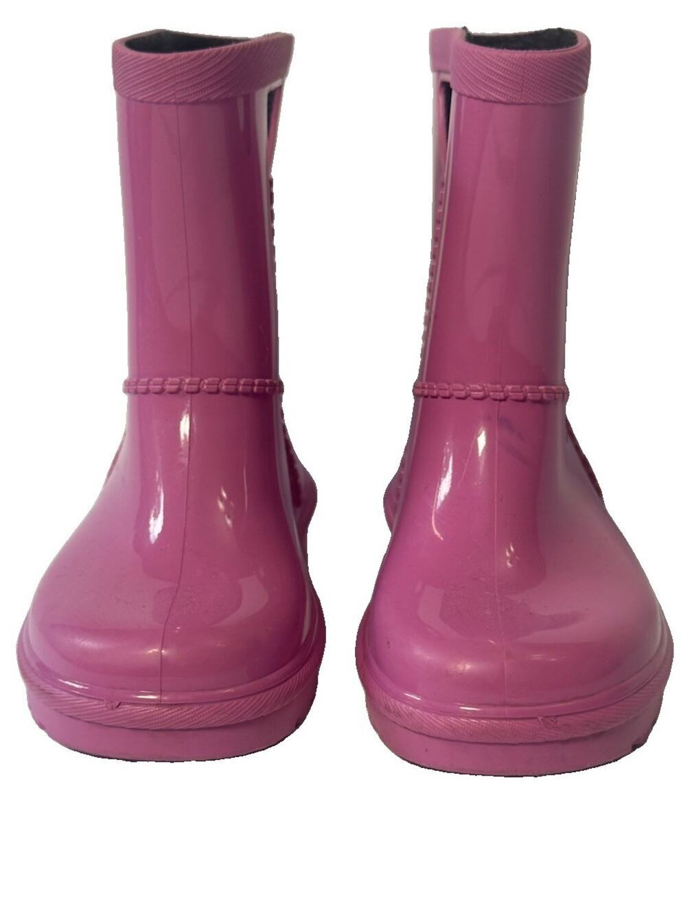 UGG Rahjee Pink Rain Boots Toddler Girls Size 6 Waterproof Pull On